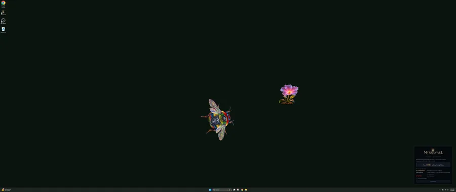Aureth on the desktop